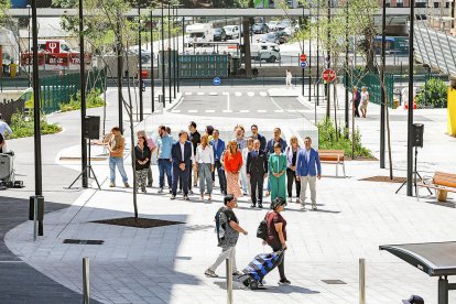 Inauguració del carrer del Consell General.