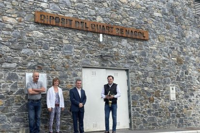 Inaugurat i beneït el nou dipòsit de Nagol