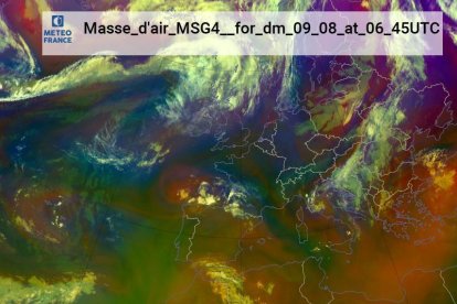 Previsió de pluges aquesta tarda