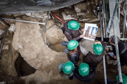 Espot, Riva, Marsol i Astrié han col·locat la primera pedra de la segona fase de les obres