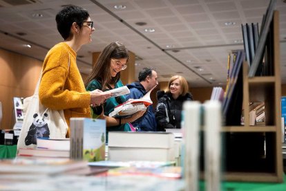 Un dels estands al Centre de Congressos, ahir.