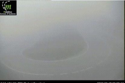 Boira aquesta tarda al refugi d'Envalira