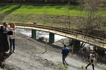 Inauguració del tram rehabilitat del camí ral.