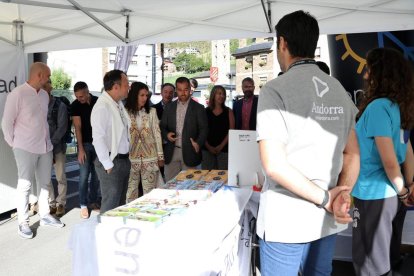 Inauguració de la fira d'Encamp.