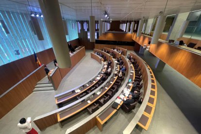 L'hemicicle del Consell General sense els socialdemòcrates.