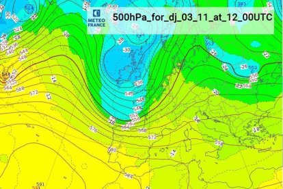 L'arribada d'un embossament d'aire fred farà baixar les temperaturesi