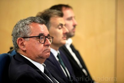 El director de Feda, Albert Moles, durant la compareixença