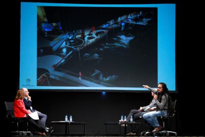 Els arquitectes del projecte Caldes el van explicar als veïns.