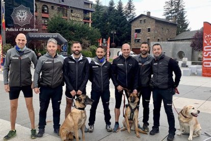 El grup caní de la policia