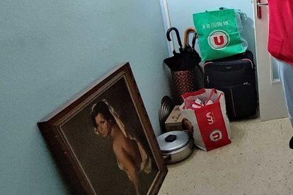 Els objectes de la inquilina preparada per marxar