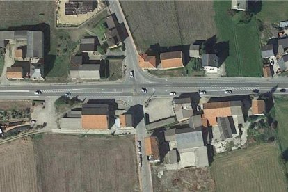 Situació actual a l'N-260, on s'ubicarà la rotonda de Montferrer per accedir a l'aeroport de la Seu