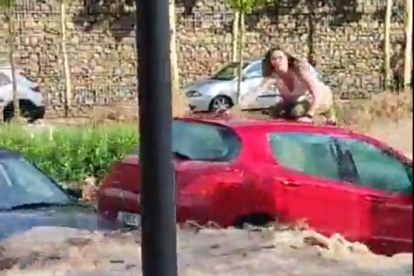 Riuades enmig de Saragossa