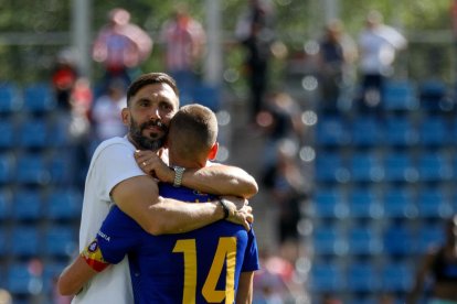 Partit del FC Andorra contra l'Sporting de Gijón