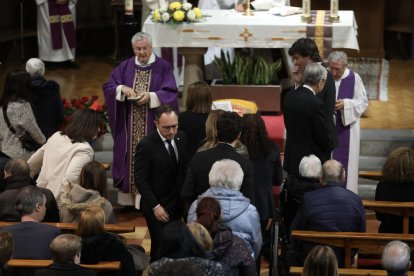 El cap de Govern, Xavier Espot, a la missa per Toni Martí
