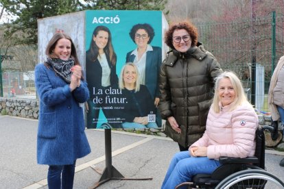 Pallarés, Souque i Grandvallet pengen el cartell de la nacional a la Massana