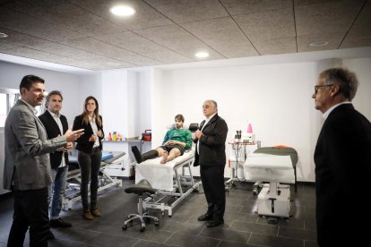 Espai dedicat a la fisioteràpia.