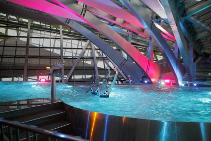 Actuació de Mengual i Dedieu en l'obertura de l'spa