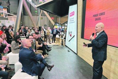 Presentació del casino Unnic ahir a Madrid.