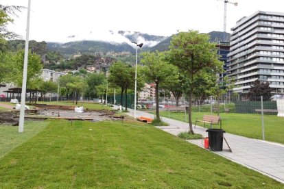 Protecció de la zona afectada