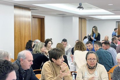 Un instant de la reunió.