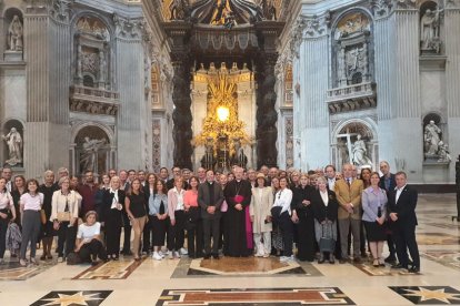 La delegació laurediana va estar formada per més d'una seixantena de persones.