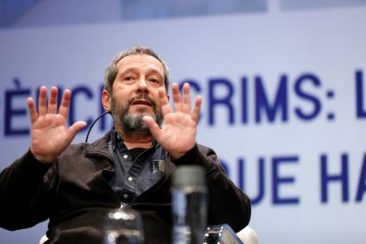 Carles Porta al Centre de Congressos d'Andorra la Vella.