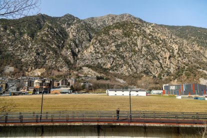 El terreny on l'FC Andorra planteja projectar el nou estadi.