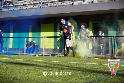 El VPC Andorra, en un partit d'aquesta temporada.
