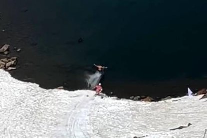 Captura de pantalla d'un vídeo de l'esdeveniment publicat a les xarxes.