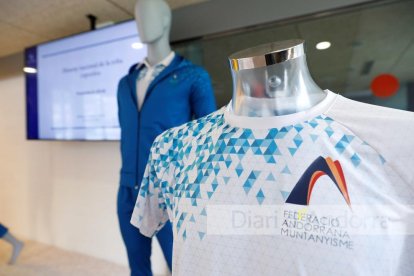 Presentació del nou disseny nacional de la roba esportiva