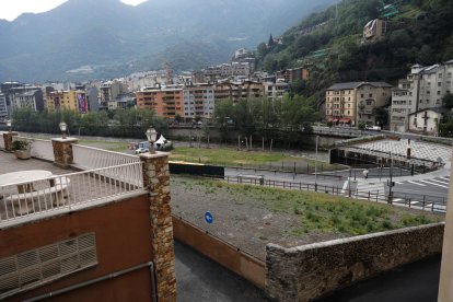 Els terrenys on es projecta la benzinera.