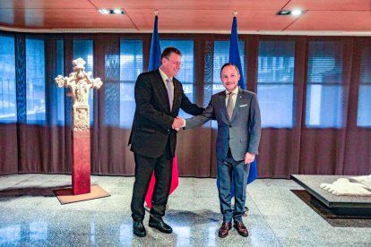 Espot amb Sefcovic, en la reunió a Andorra l'octubre passat.