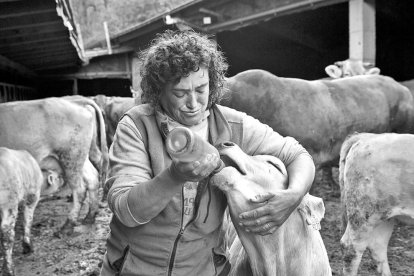 Rosa Tomàs Vidal és la vaquera de la Massana.