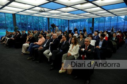 El públic de la taula rodona pels 30 anys de l'ingrés a l'ONU