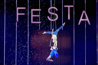 Un moment de l'espectacle 'Festa' del Cirque du Soleil.