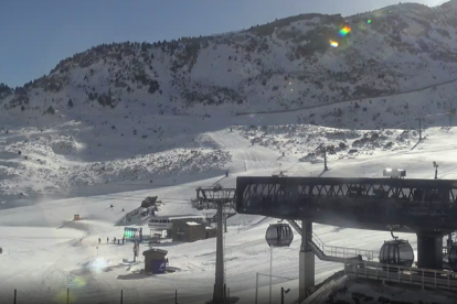Obertura de pistes a la Coma, Ordino-Arcalís.