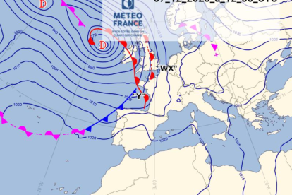 Apropament d'un front de neu