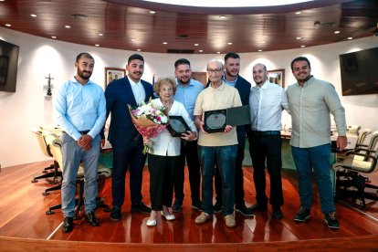 Entrega dels guardons als padrins.