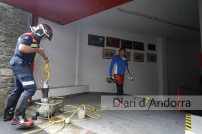 Inundació als baixos del Museu de l'Automòbil