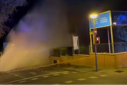 Inundació a la UIC, Barcelona