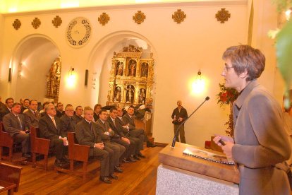 Inauguració del temple restaurat.