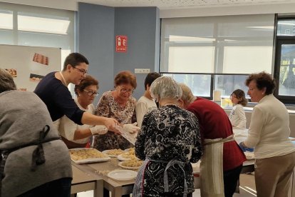 Taller de panellets a la Massana