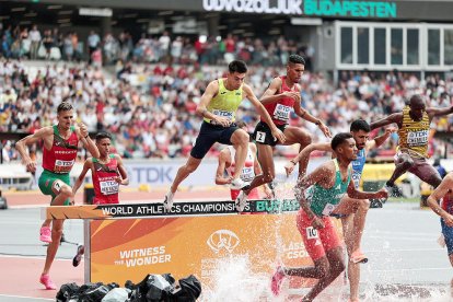 Carabaña, al centre, al passat Mundial.