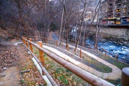 Zona on es començarà a perforar el túnel.