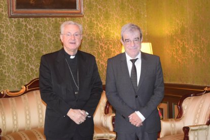 Joan-Enric Vives i Ladislau Baró, aquest matí