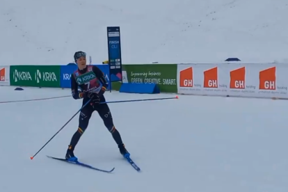 Gina del Rio al Mundial júnior d'esquí
