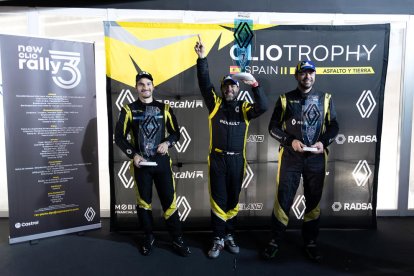 Podi final de la categoria Clio Ice Trophy.
