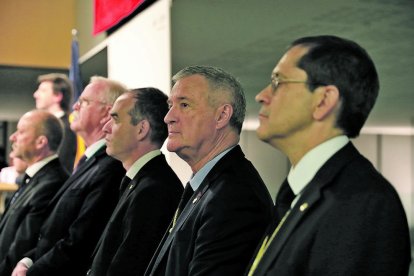 Patrick Strzoda a la recepció del Consell.