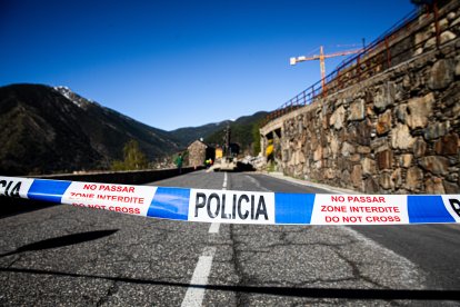 Esllavissada a la carretera de l'Aldosa
