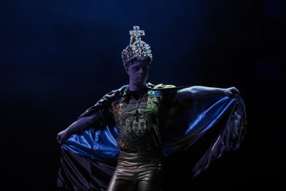 Eros Recio en l'espectacle